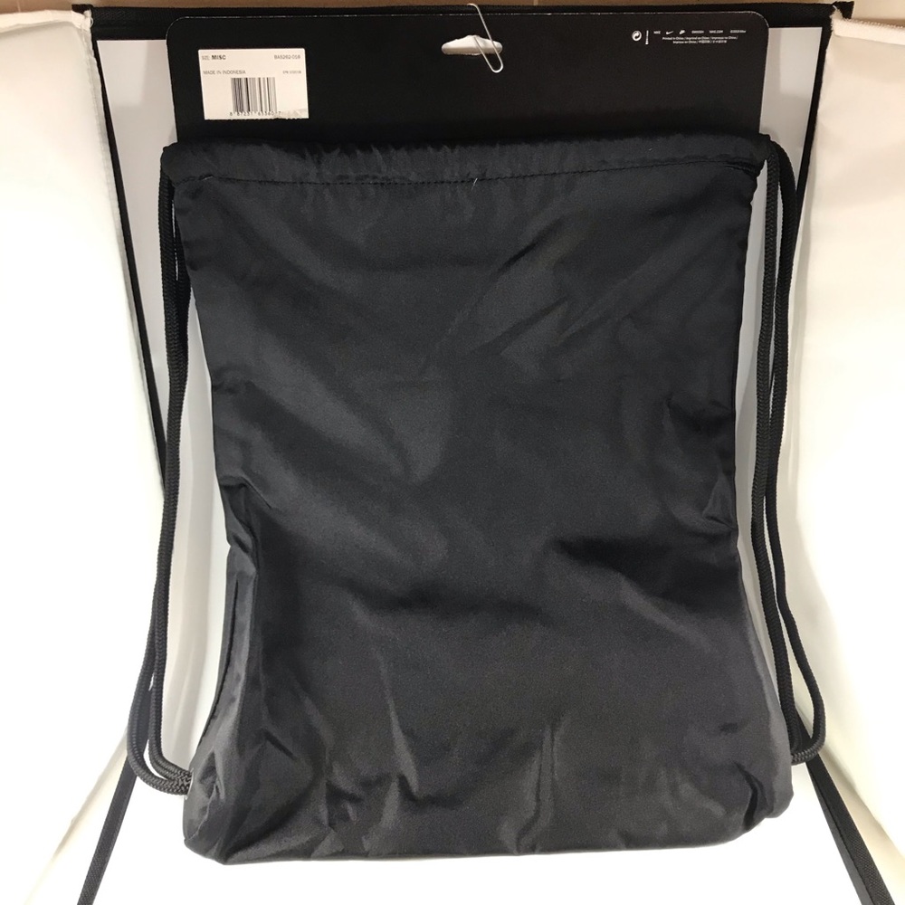 Nike graphic drawstring gym bag black pink - Picture 2 of 2